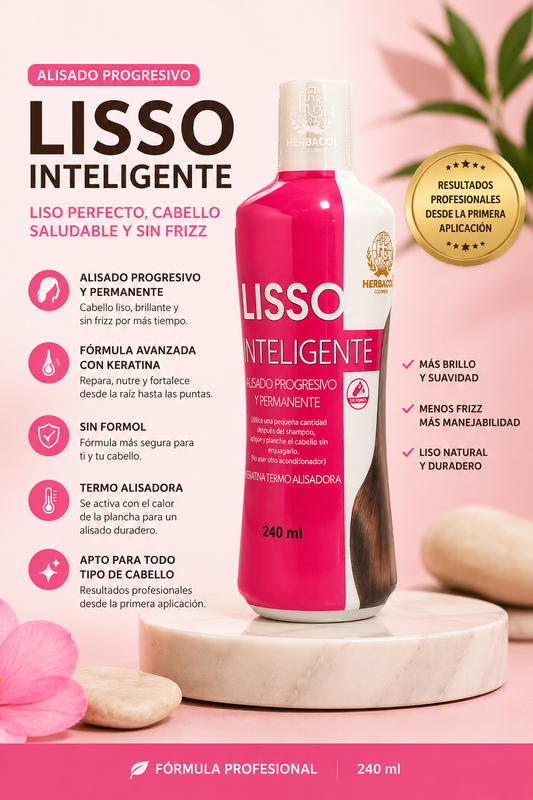 Dile adiós al frizz,sin ir al salón cada semana-LISSO INTELIGENTE