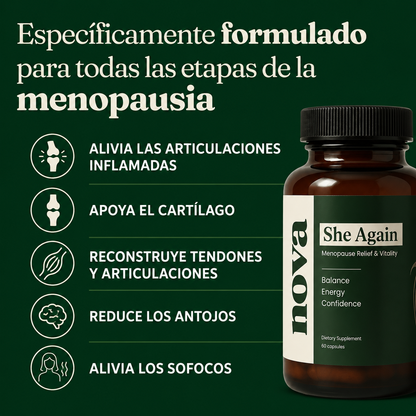 Elimina el dolor articular en la  menopausia