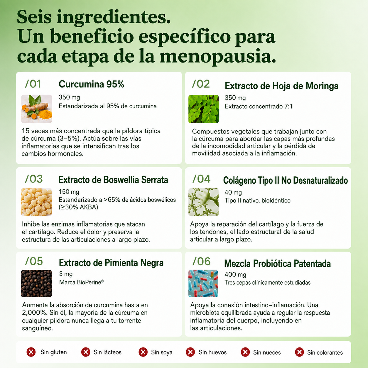 Elimina el dolor articular en la  menopausia
