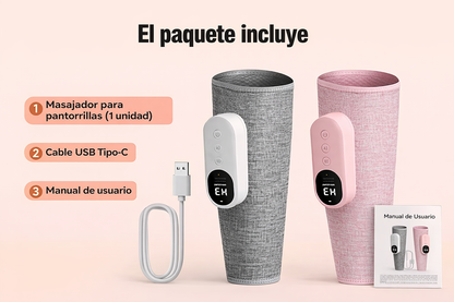 Masajeador de Piernas con Calor y Compresión — Adiós Piernas Hinchadas y Cansadas en 15 Minutos