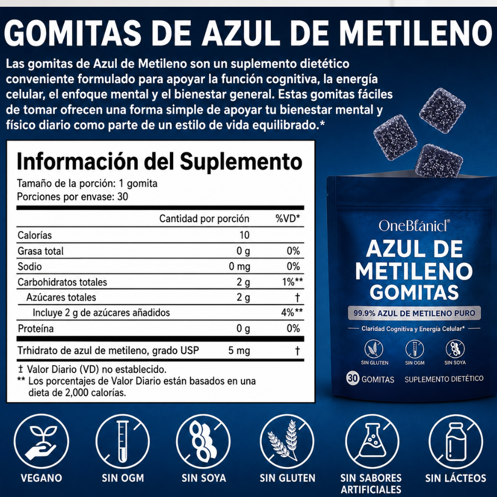 Recupera tu movilidad en pocos dias - Repara tus nervios - Gomitas Azules